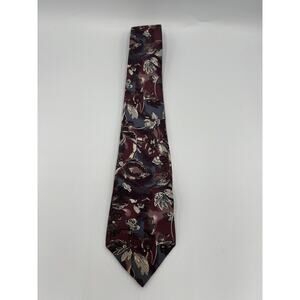 NORSEMAN Men’s Tie Floral Design 100% Silk